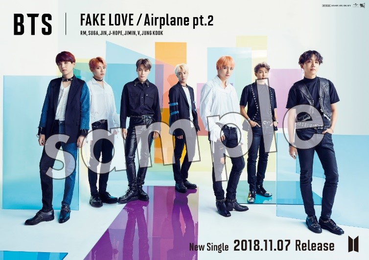 11/7発売「FAKE LOVE/Airplane pt.2」セット購入によるストア限定特典 