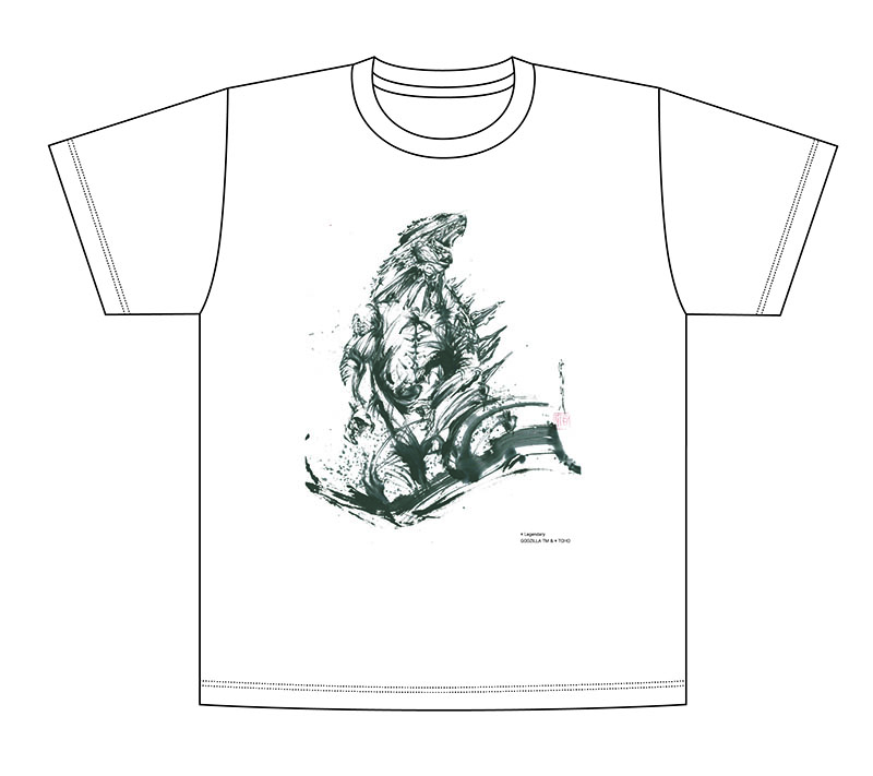 世界で活躍する墨絵アーティスト西元祐貴によるゴジラtシャツ Cdがtsutaya限定で予約開始 5 14公開映画 ゴジラvsコング のゴジラも墨絵で登場 ゴジラ レコード プロジェクト