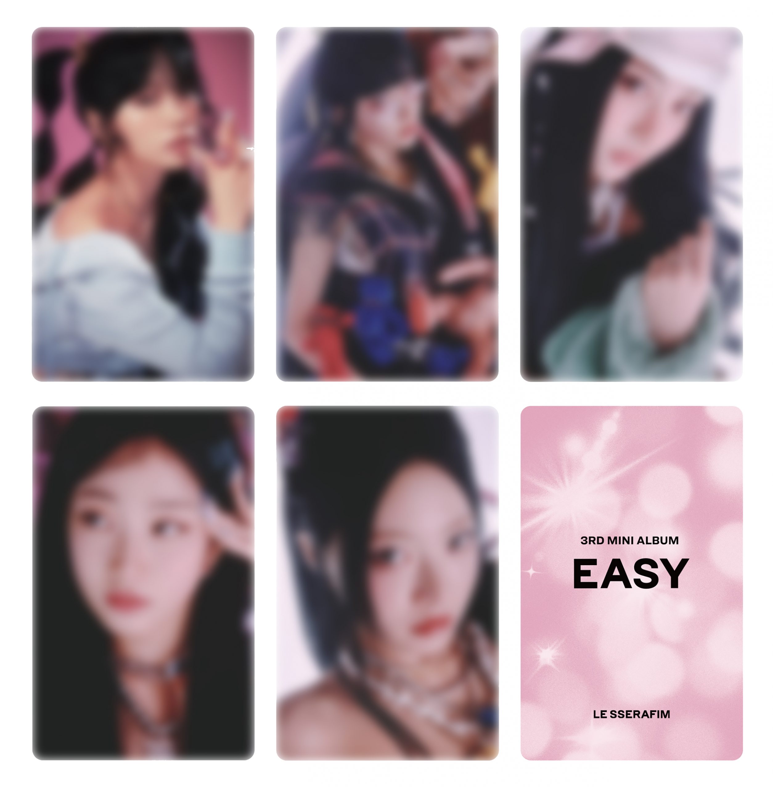 LE SSERAFIM 3rd Mini Album 'EASY'のCD購入特典絵柄公開！ - LE SSERAFIM