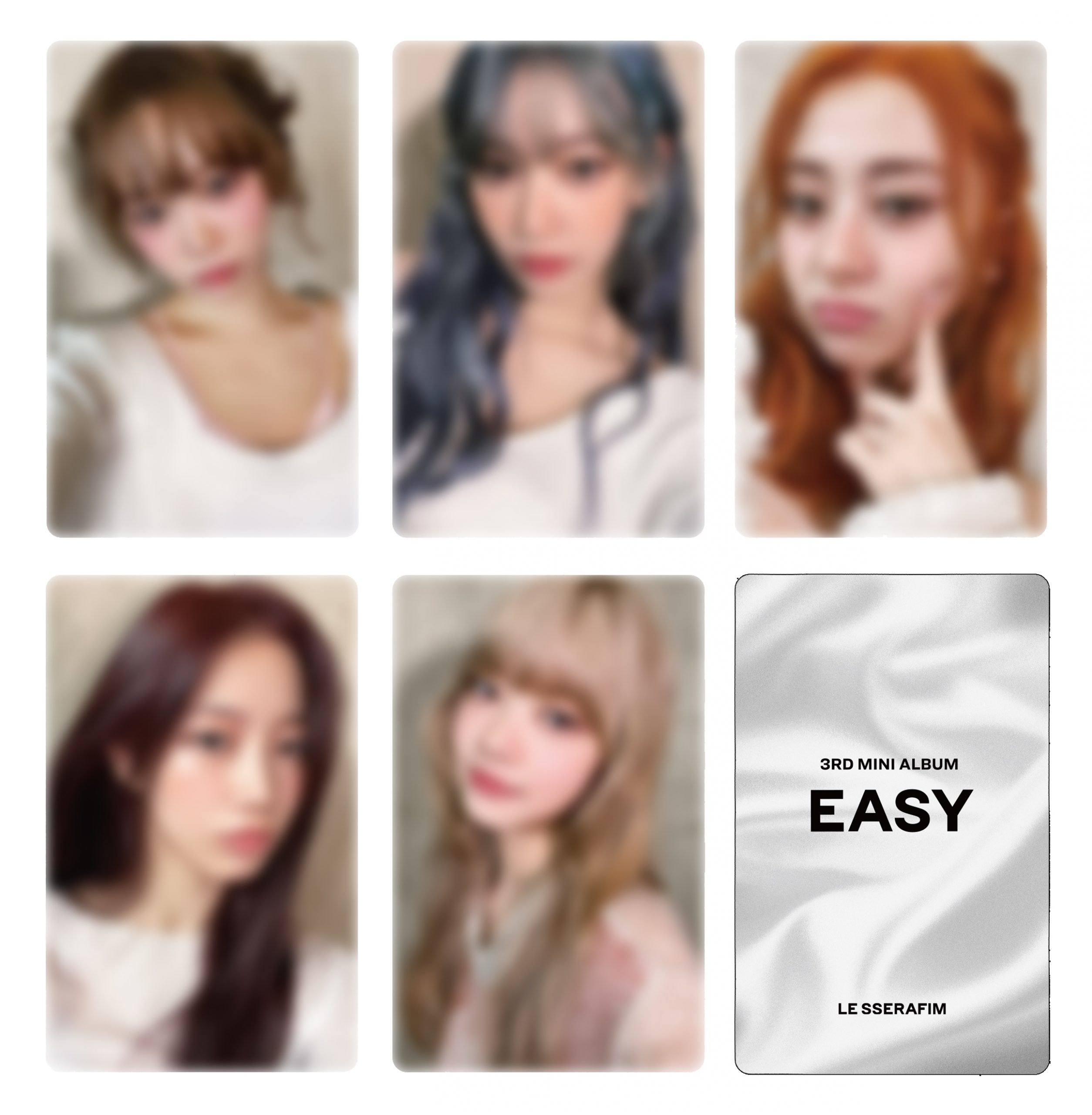 LE SSERAFIM 3rd Mini Album 'EASY'のCD購入特典絵柄公開！ - LE SSERAFIM