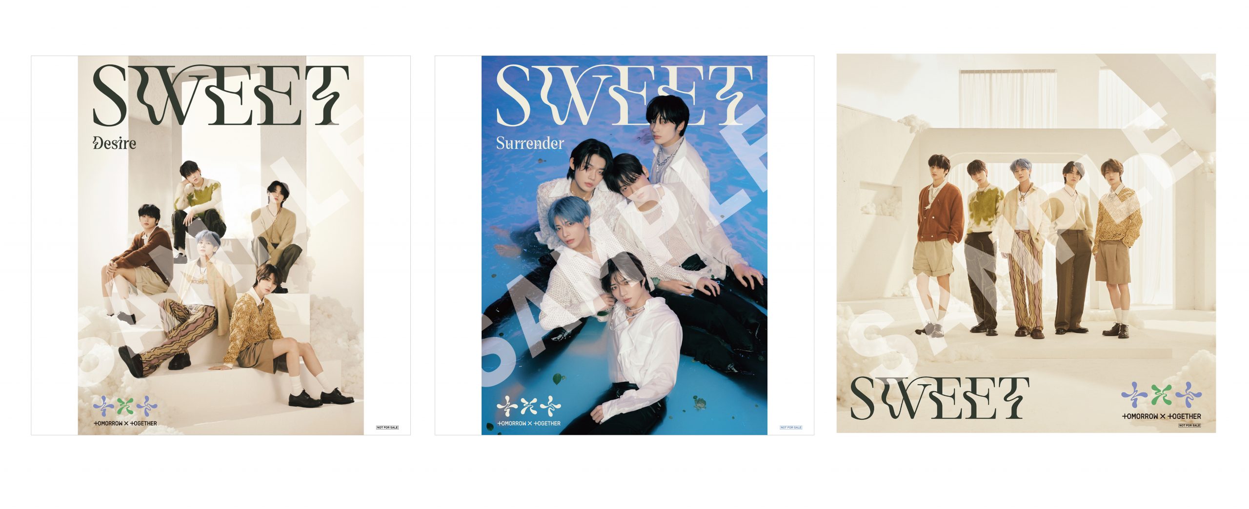 TOMORROW X TOGETHER日本2ndアルバム『SWEET』CD購入特典絵柄公開 