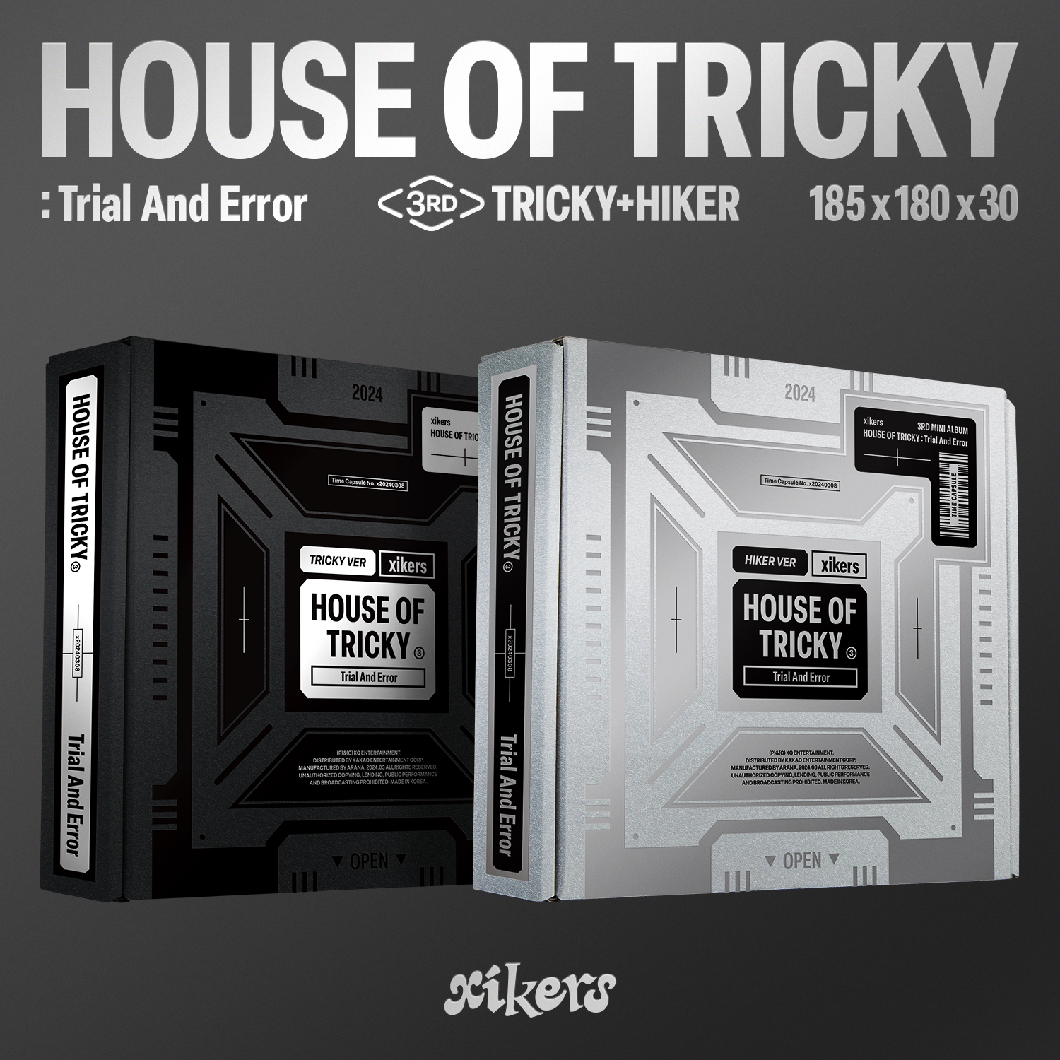 xikers - 3RD MINI ALBUM 'HOUSE OF TRICKY : Trial And Error' 日本 